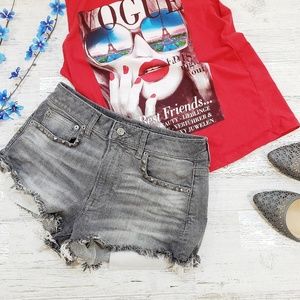American Eagle vintage hi-rise festival shorts s 6